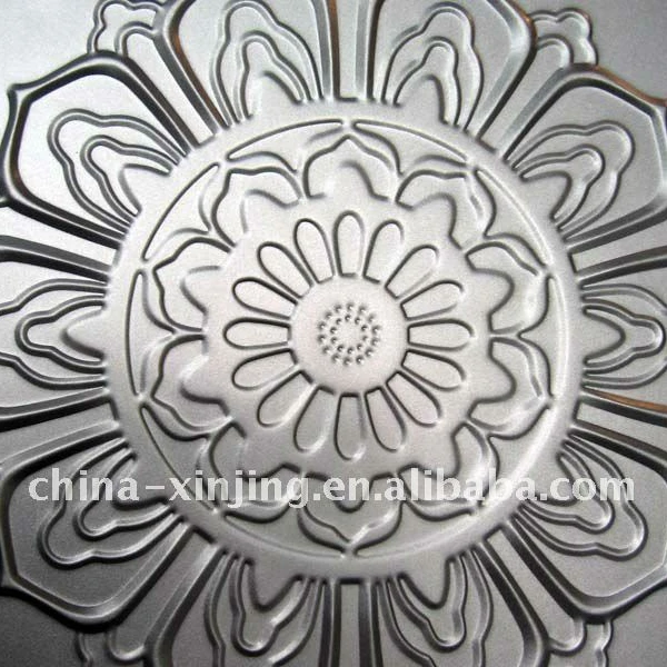 Lotus flower pattern metal ceiling/ Elegant decoration materials