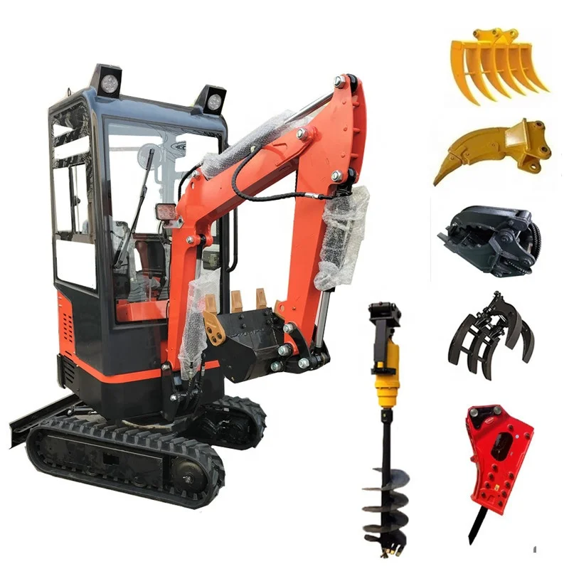 Fast Delivery Great Price 0.8 1 1.2 1.5 Ton Hydraulic Mini Excavator