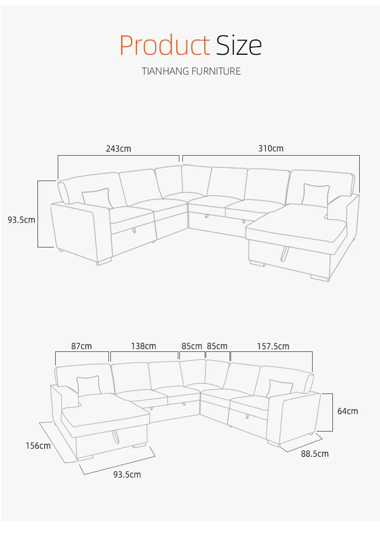 good futon 2P single  armchair sofa with extendable bed corner 2P+chaise with storage sectional sofa with storage