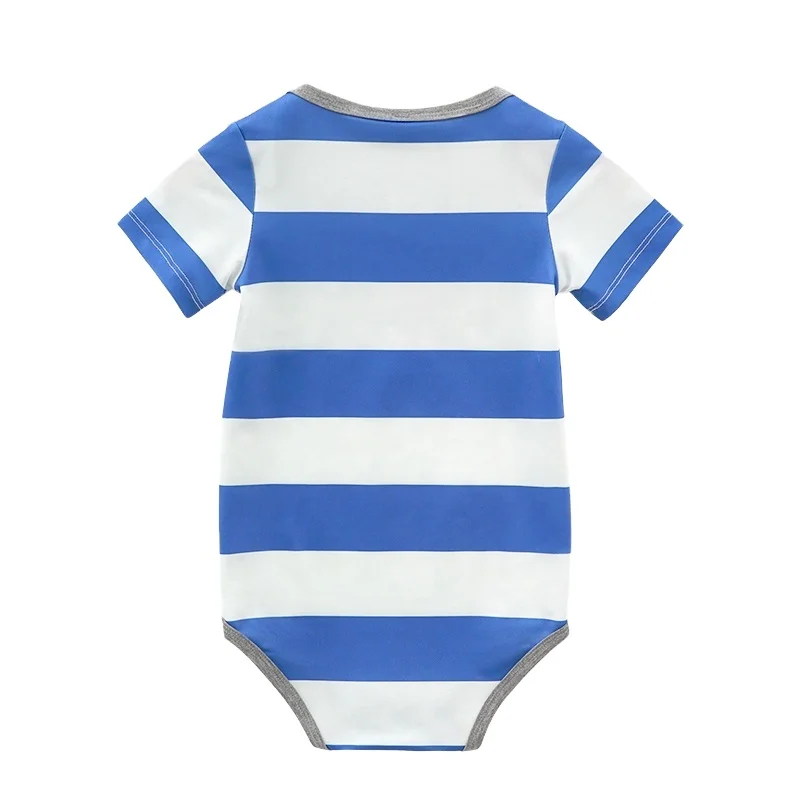 Custom Short Sleeve Baby Bodysuit Bloomer Rompers New Born Baby Pants Bamboo Pajamas Baby Jumpsuit