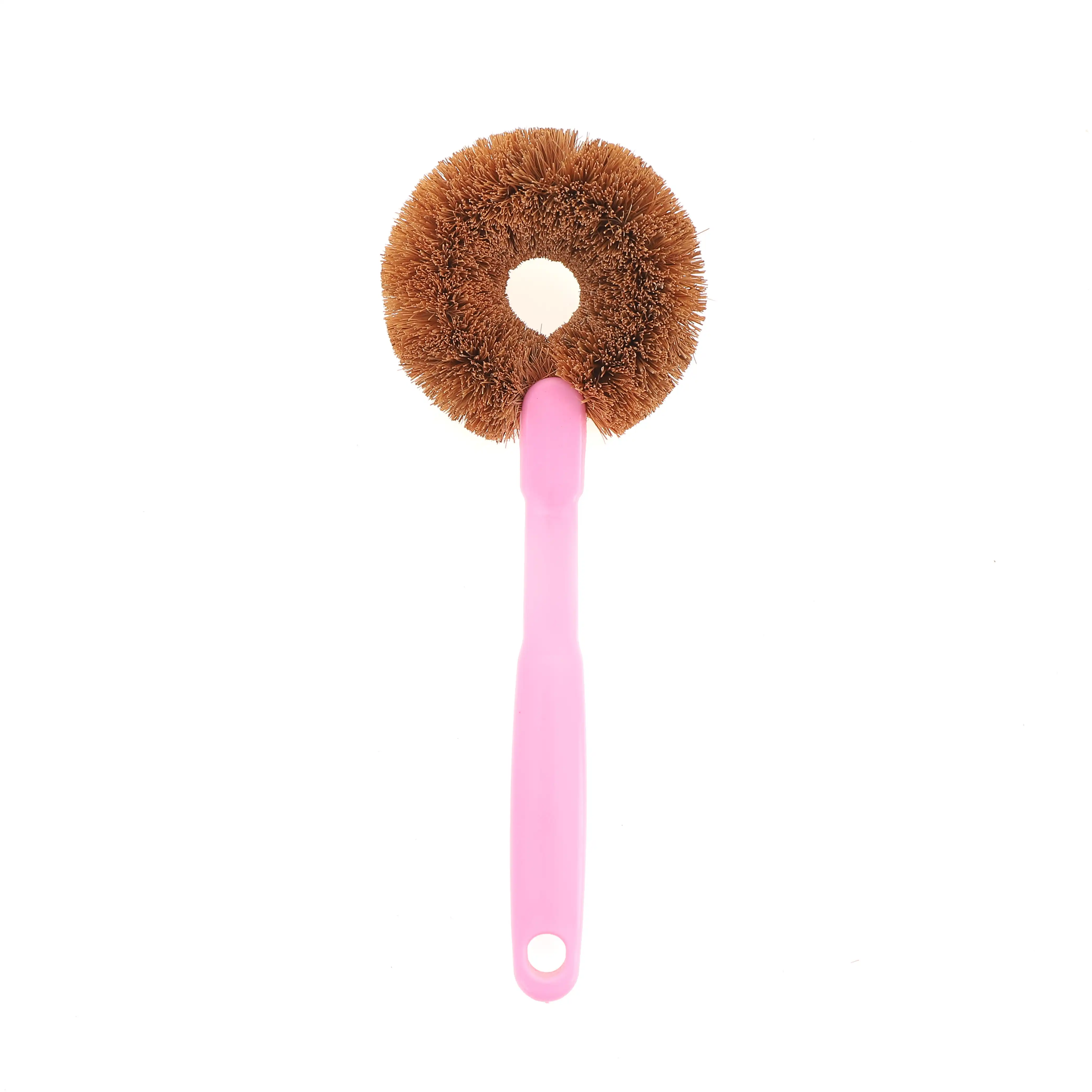 Cleaning Sink Kitchen Plastic Dish Mop Natural Dishwashing Round Brush