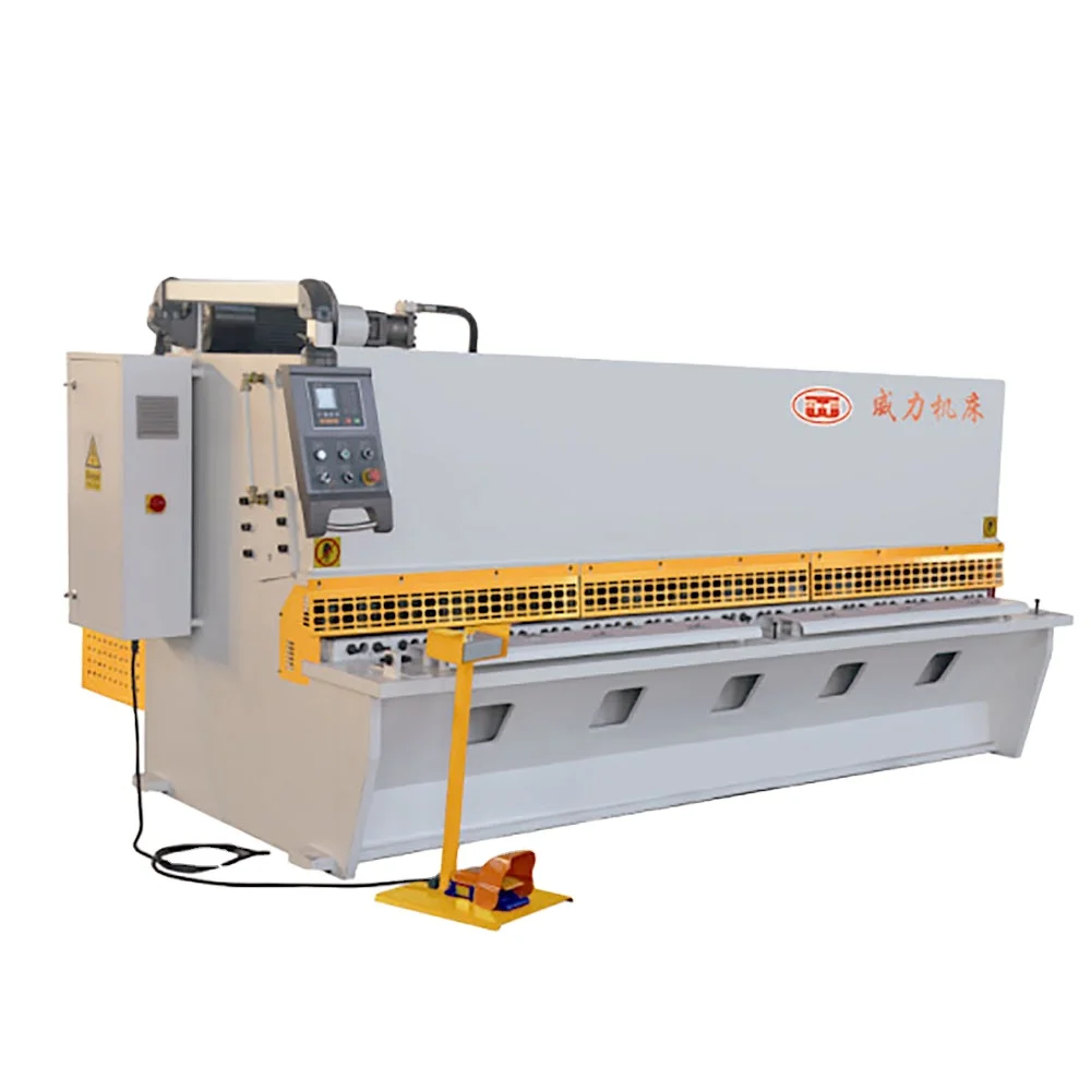 Best Factory  QC11Y-16x6000 Fully Automatic E21 system metal sheet cutting guillotine shear machine