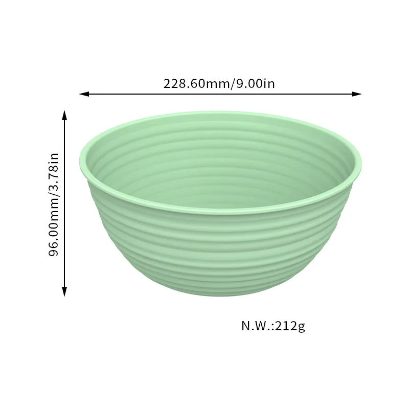 Best Price foldable silicone bread fermentation basket Yeast bread baking bowl Yeast baking bread proofing baskets