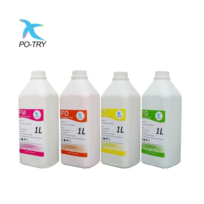 POTRY Ink Bank Printing Materials Ink Locor Dtf Ink 1000ml For Epson L1800