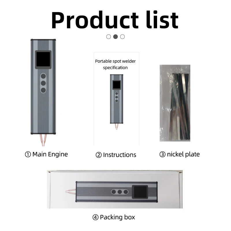 DIY mini portable Spot Welder 18650 for lithium ion Battery Welding machine handheld welder Nickel Sheets Iron Stainless