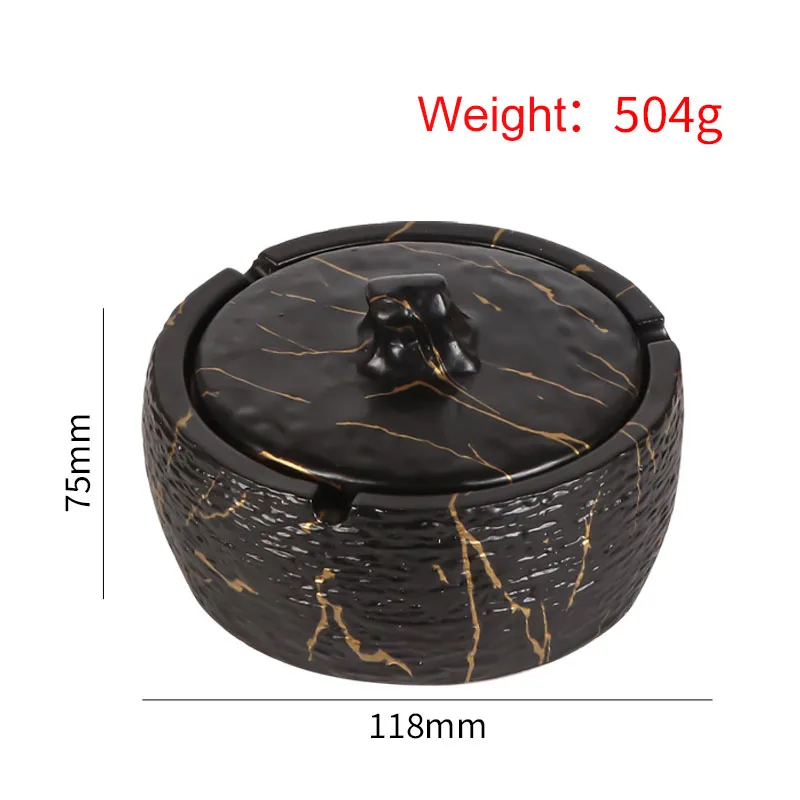 Erliao Factory Wholesale Ceramic Smoking Ashtray Smoking Accessories Home Smoking Ashtray Cigarette Ashtray