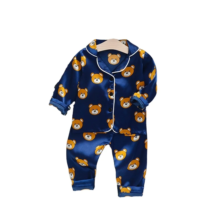 
Children Fashion Kids Clothes Baby Boys Autumn Pajamas Sets T-shirt + Trousers Child Boy Outfits Suits 