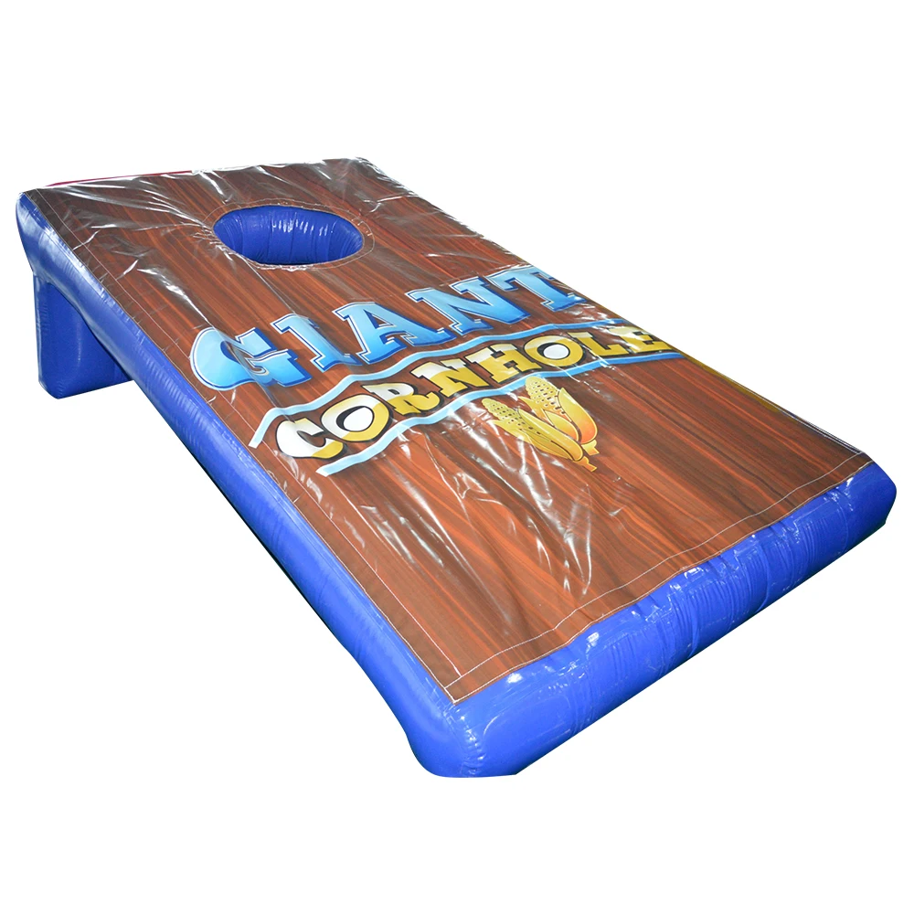 Free Logo Custom Giant Inflatable Corn Hole Board Toss Game