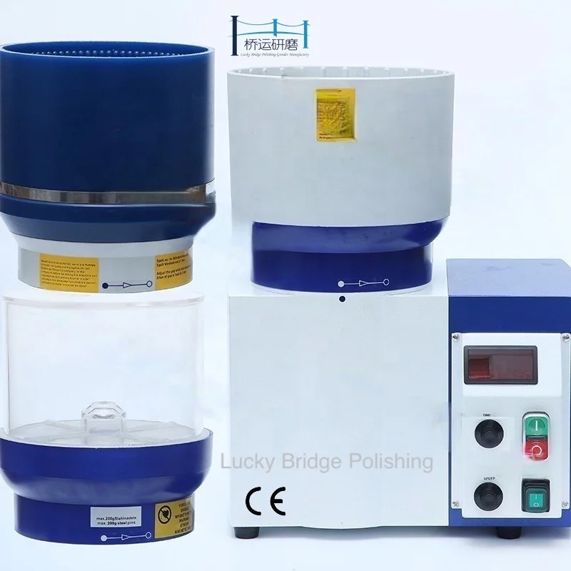 China 3 in 1 Benchtop Mini Centrifugal Disc Finishing Machine Jewelry Polishing Tools Price