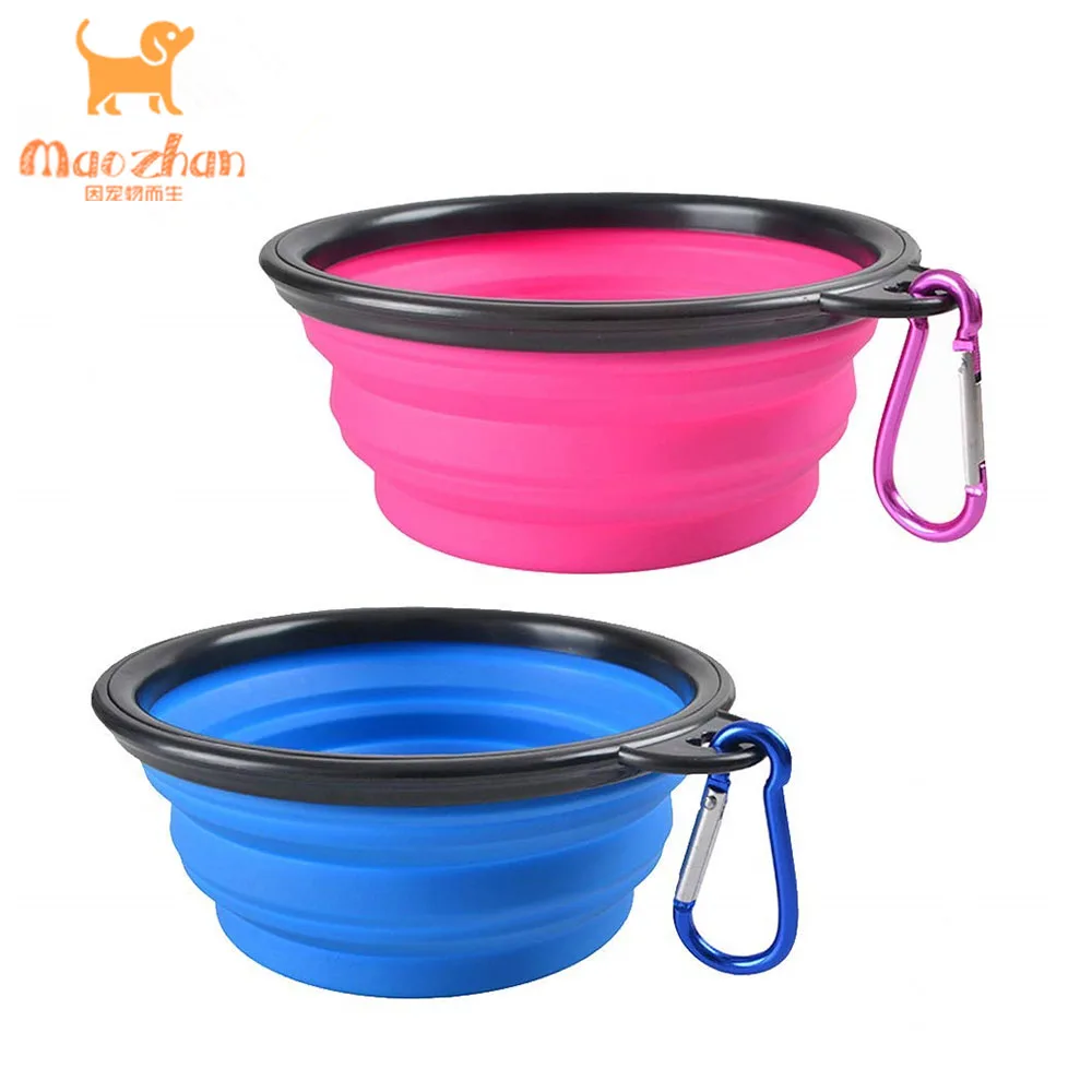 Travel petbowl pet silicone bowl food bowls