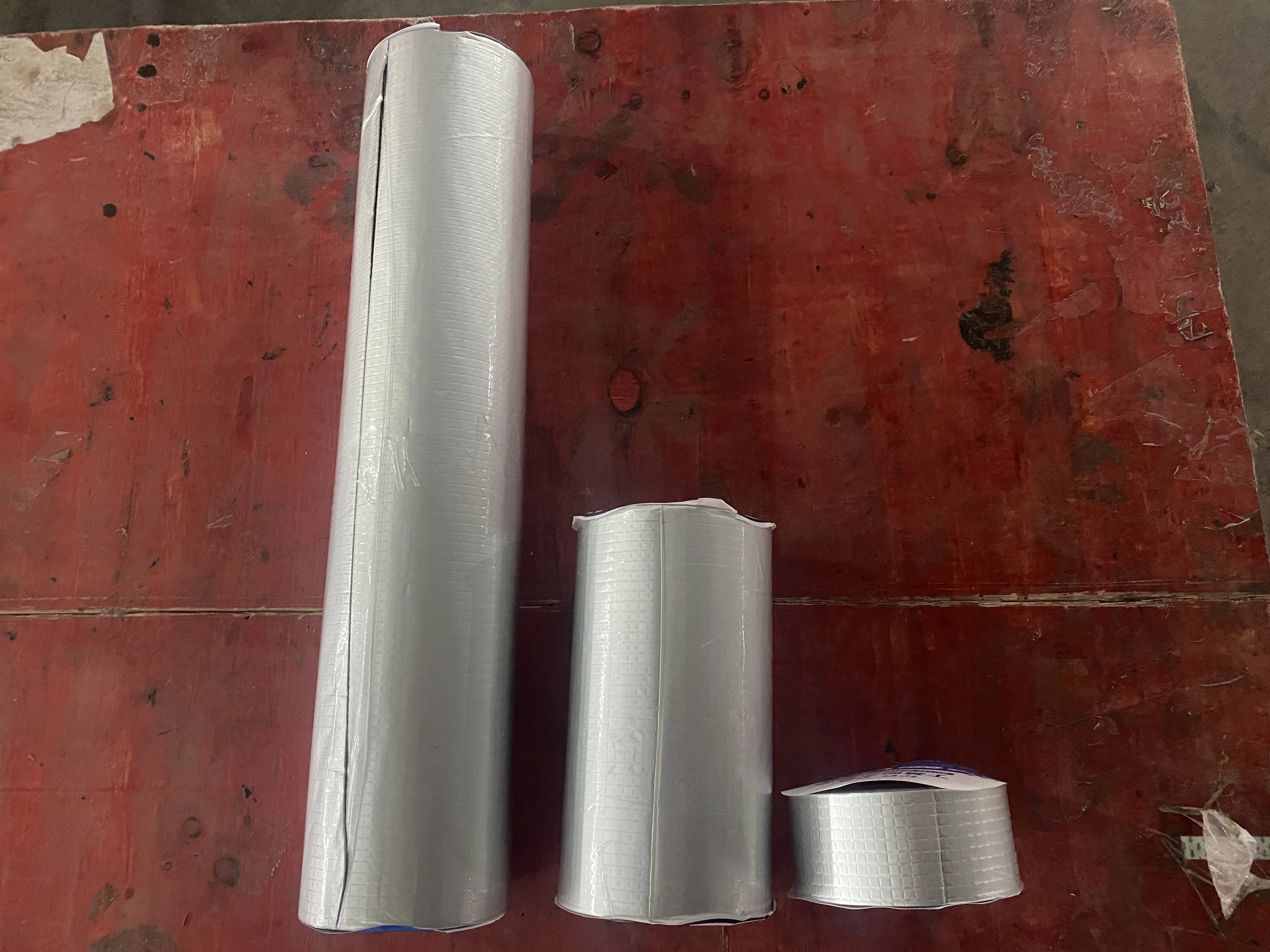 Super sticky waterproof Aluminum Foil tape Butyl rubber tape leakage repair silver flashing butyl tape