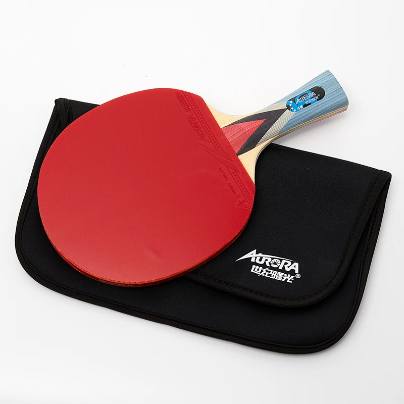 
high quality custom 5 star professional advanced players used wood table tennis racket match table tennis blade 