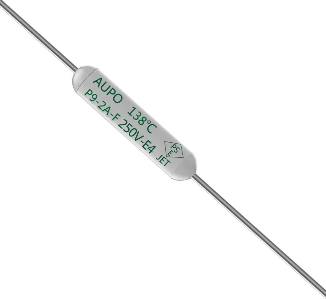 250 Volts 2 Amps aupo thermal cutoff fuse 2a 250v