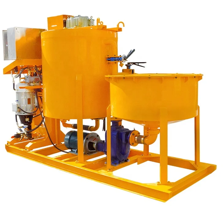 WGP Series High Shear Colloidal Cement Bentonite Grout Mixer And Agitator With Grout Pump