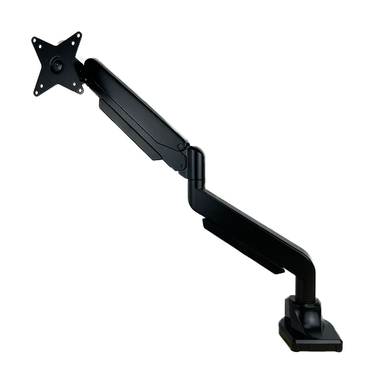 High Quality Computer Monitor Stand Riser Vertical Heavy Duty Gas Spring Single monitor Arm