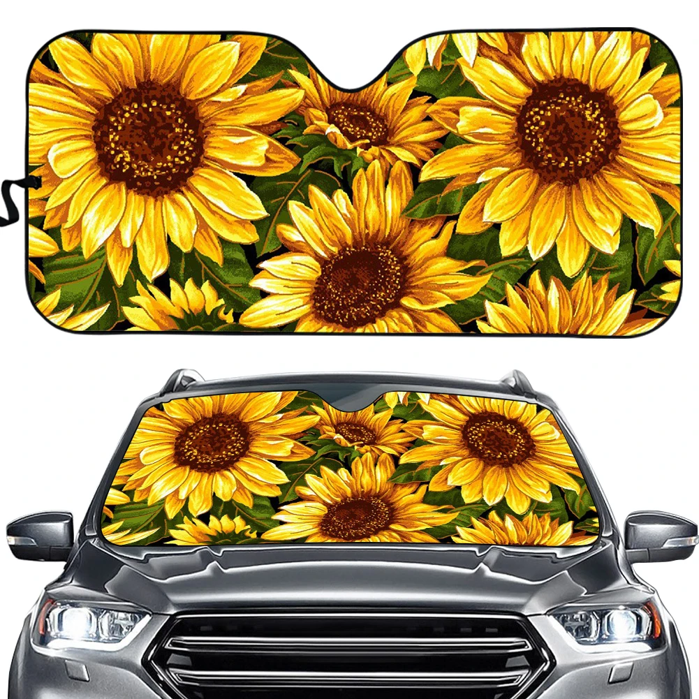Universal UV Protect Auto Car windshield sunshades for car Custom your own Funny Creative Design Front Car Window Sunshade Visor