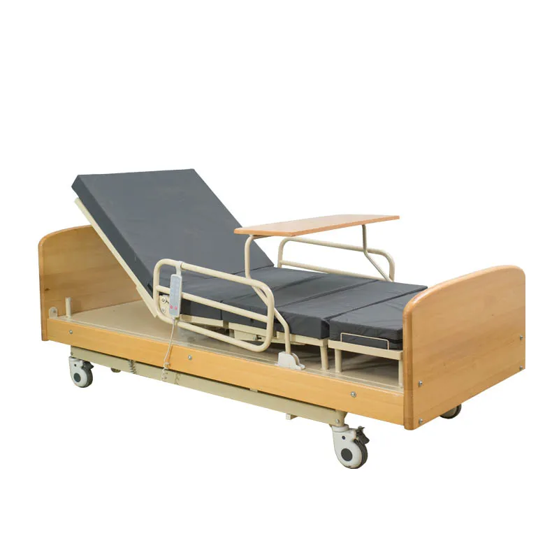Hospital Adjustable Auto Turning Bed Home Care Rotating Electric Patient Bed