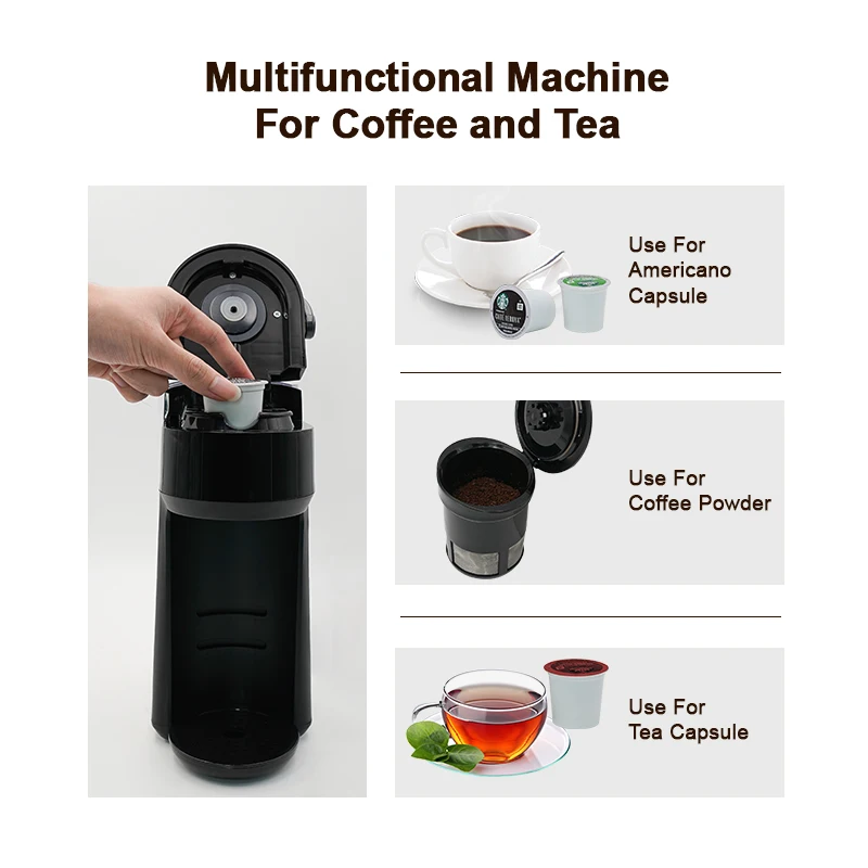 High Quality Mult-Function K Cups 3 In 1 Espresso Capsule Coffee Maker Machine