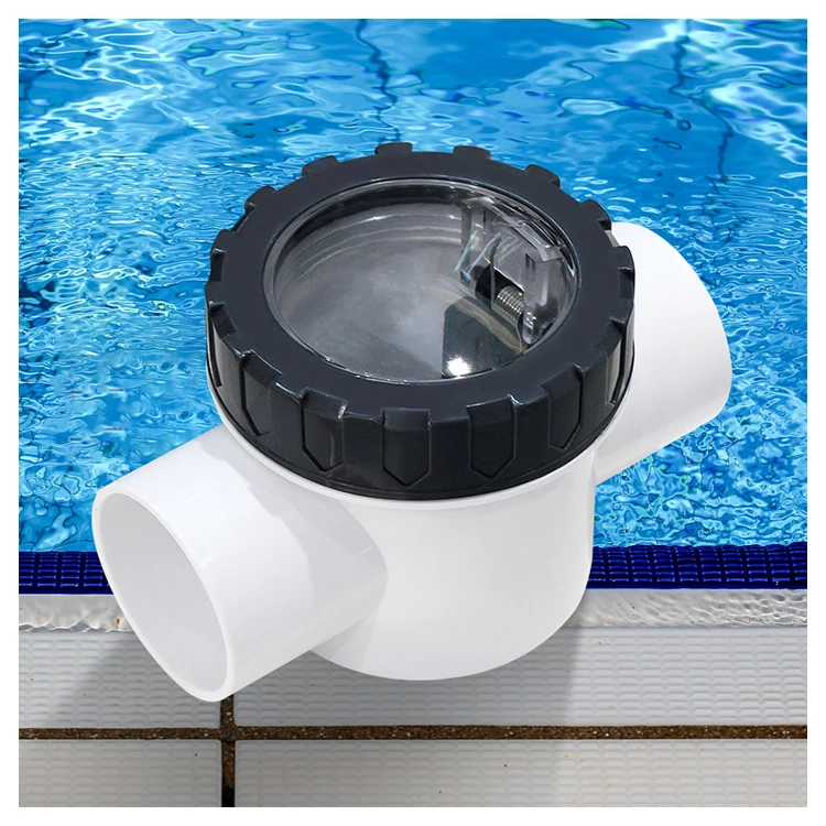High Quality 1.5'/2' ABS Material Swimming Pool Connector Check Valve One Way Flow Valve-Accessories for Ice Bathtub Wholesale
