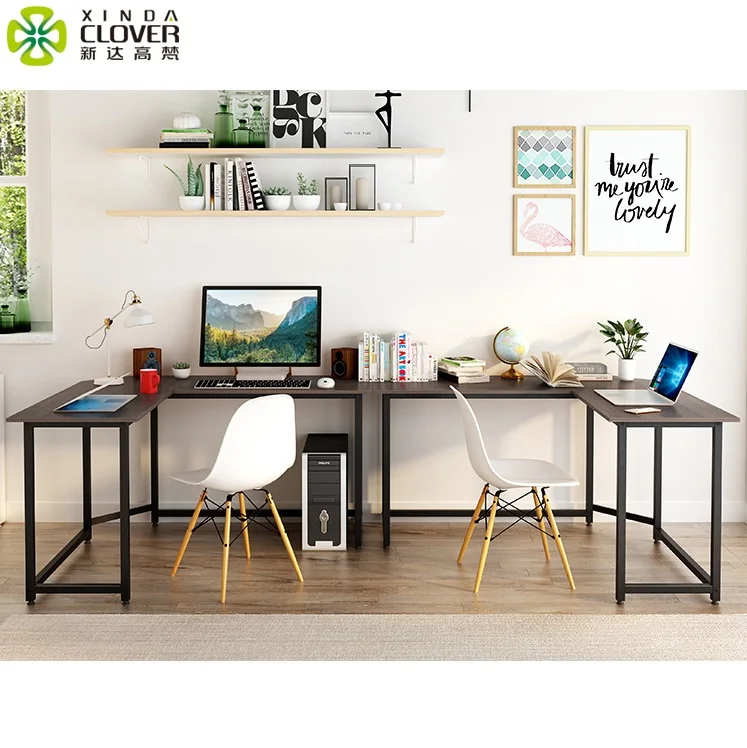 Factory Wholesale Computer Desk Top Office Multi-Purpose Wooden Furniture Leg Corner Table
