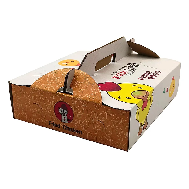 Cardboard Boxes fired chicken box For Fired Chickens