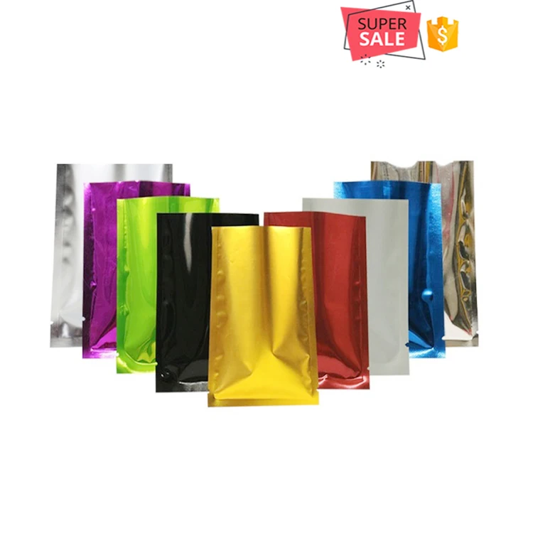 Custom food printed heat-sealed plastic packaging bag nut candy chocolate coffee stand up pouch zipper mylar bag
