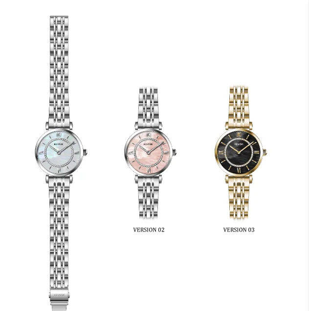 GL20 Movt beautiful Silver Womens Chinese Quartz Watch Superior Mesh Strap Waterproof Watch Casual Simple Watch Supplier