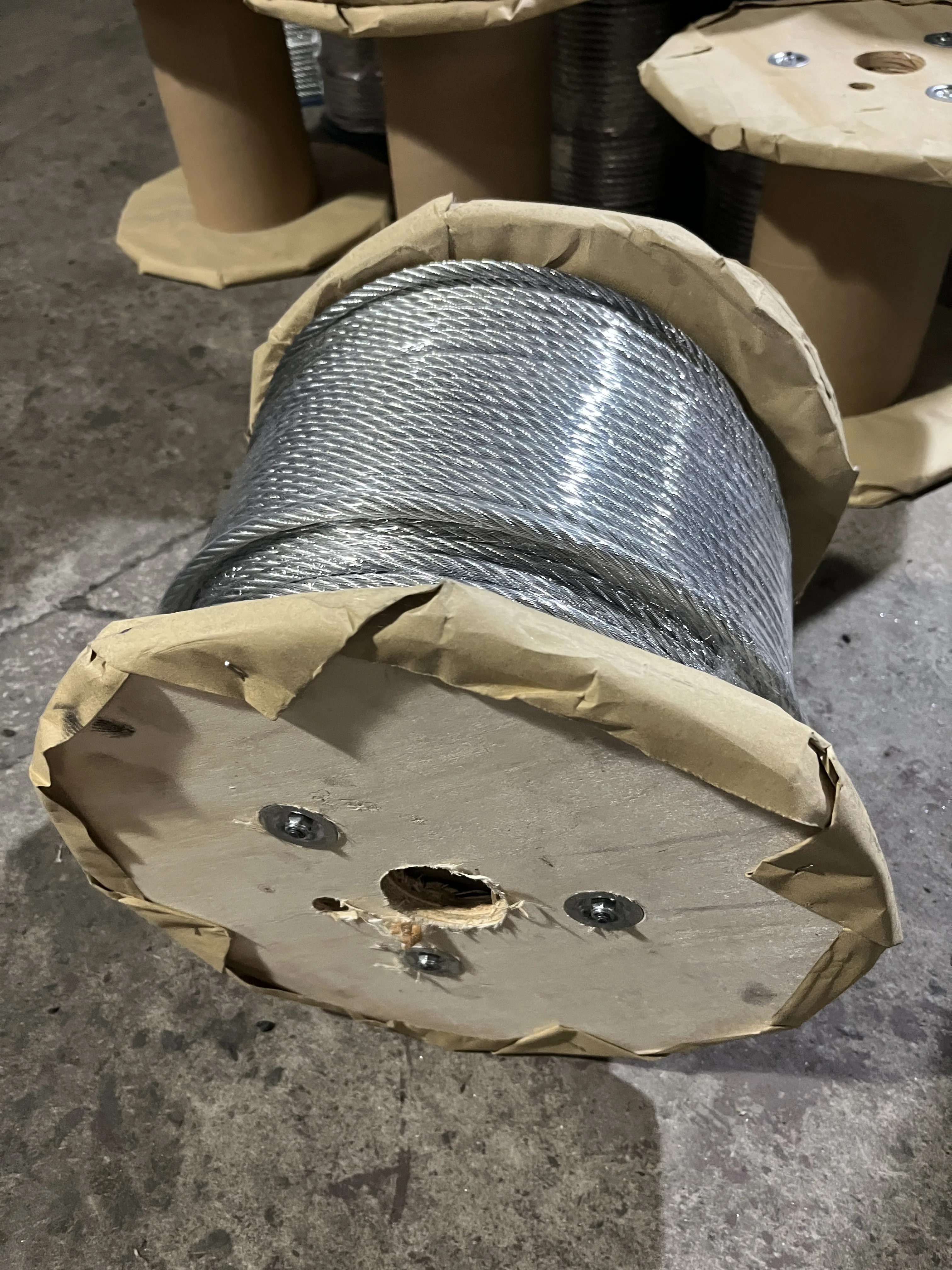 High Carbon Electro Galvanized Hot Dip Galvanized Steel Wire Rope 6X12+7Fc 7mm