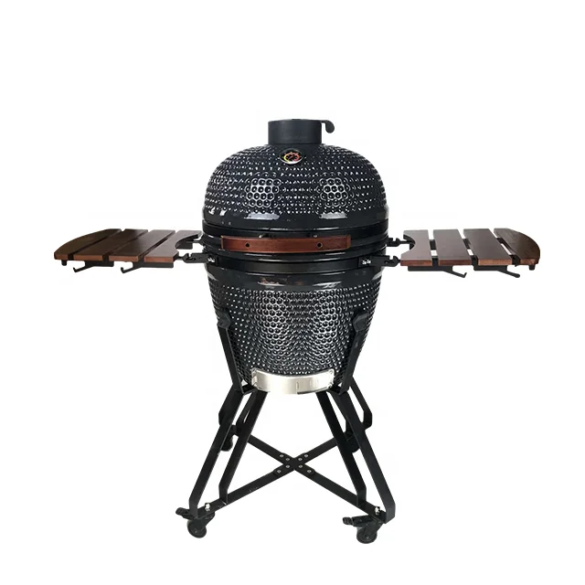 KIMSTONE 21 inch Bbq Grill Set Cast Iron Bbq Griller Grills Bbq Outdoor Big Test Asado Kamado For Sale