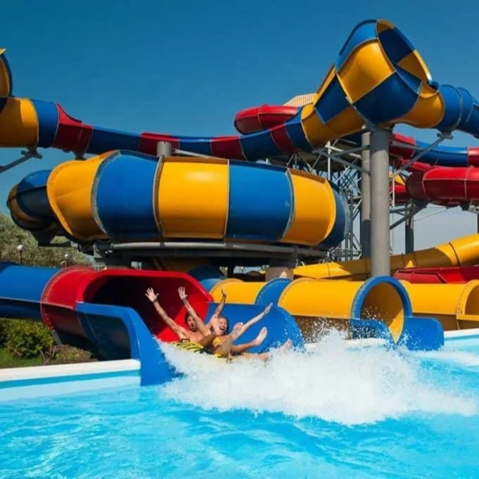 Factory Direct Sales Of Commercial Water Park Equipment Fiberglass Water Slide Tubes Water Play Attractions