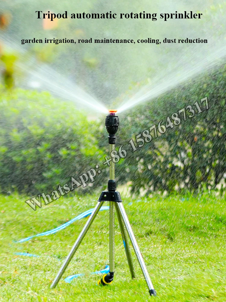 Lawn Telescopic Tripod Water Sprinkler Head
