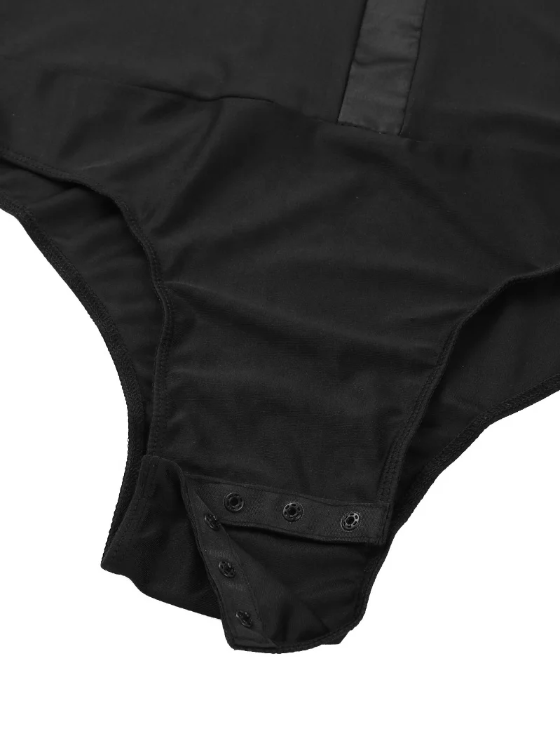 
Men Adults V-neck Side Shiny Rhinestones Long Sleeve Ballroom Latin Tango Rumba Dance Shirt Leotard Bodysuit Shirt Tops 