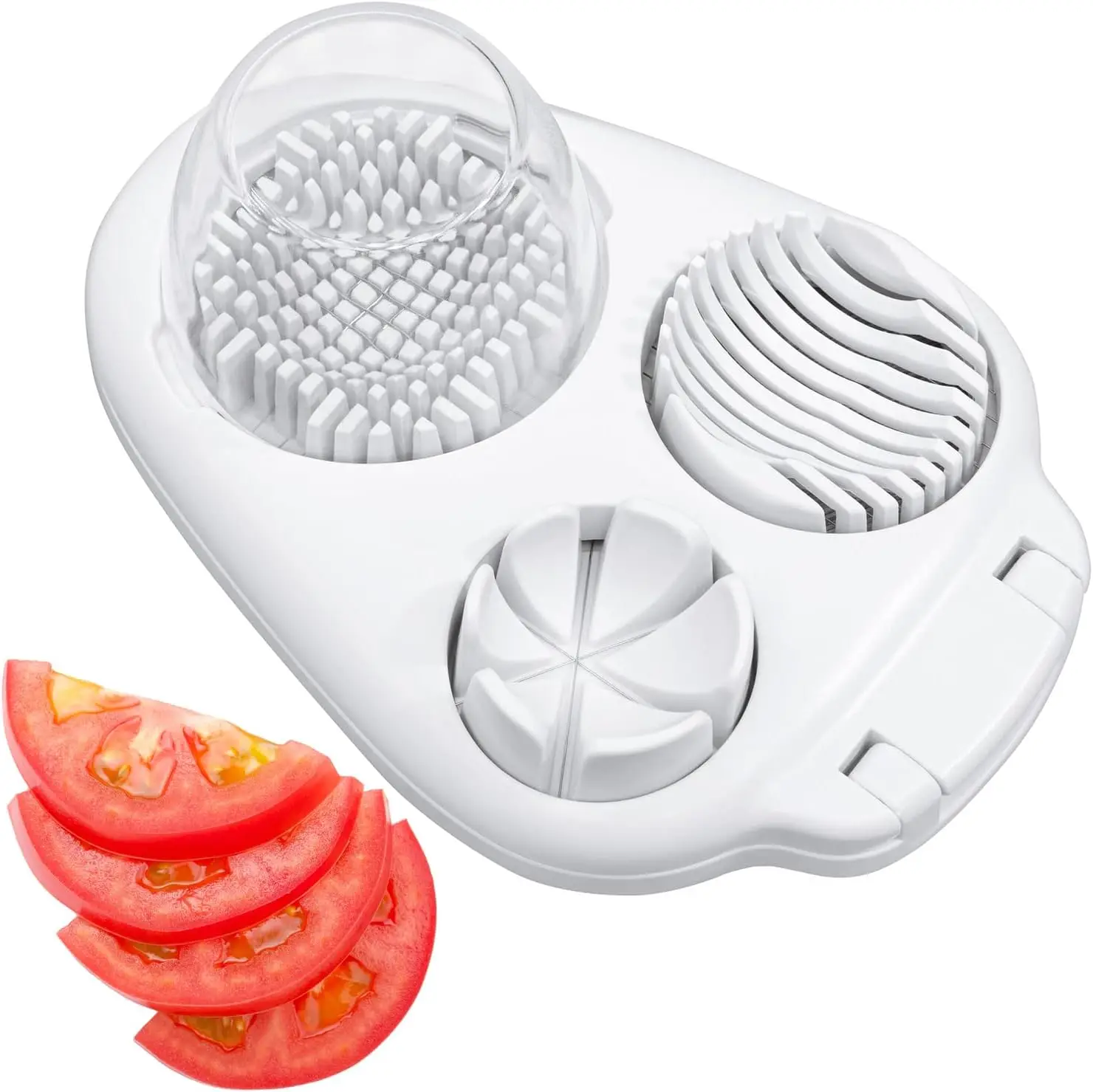 Home Kitchen Accessories Multi-functional Creative Egg Cutter For Hard Boiled Eggs 3 Slice Modes Kitchen Dicer Slice Tool