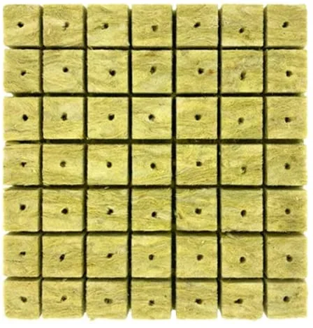 Small Garden Rock Wool Grow Cube 1x1 for Seeding Vegetable Production