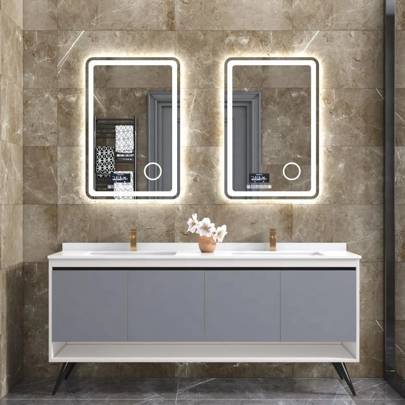 40x60cm Small Size LED Mirror with multi Function