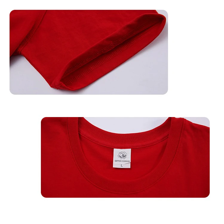 Wholesale 100% cotton tshirt custom t-shirt logo printing