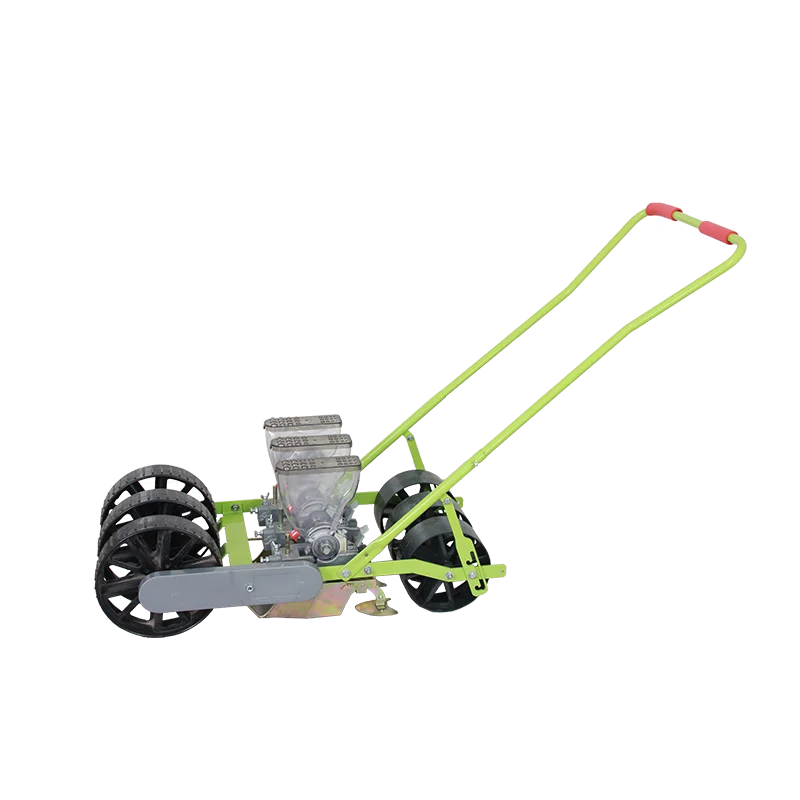New multi-row hand-pushed semi-automatic hand-pushed planter for vegetables, coriander, sesame and millet