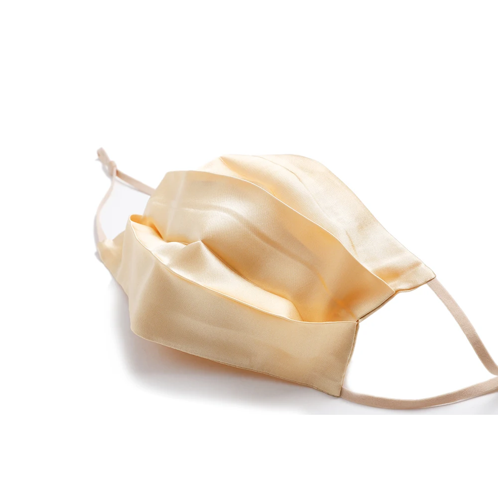 SILKSTORY MK-112 Silk face mask reusable 100% Silk Fabric Mulberry Silk Fabric Ball Party mask with filter pocket