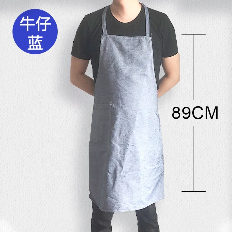 
Waterproof oil-proof Kitchen Cooking Aprons with 2 Pockets Soft Chef Apron for Men Women 