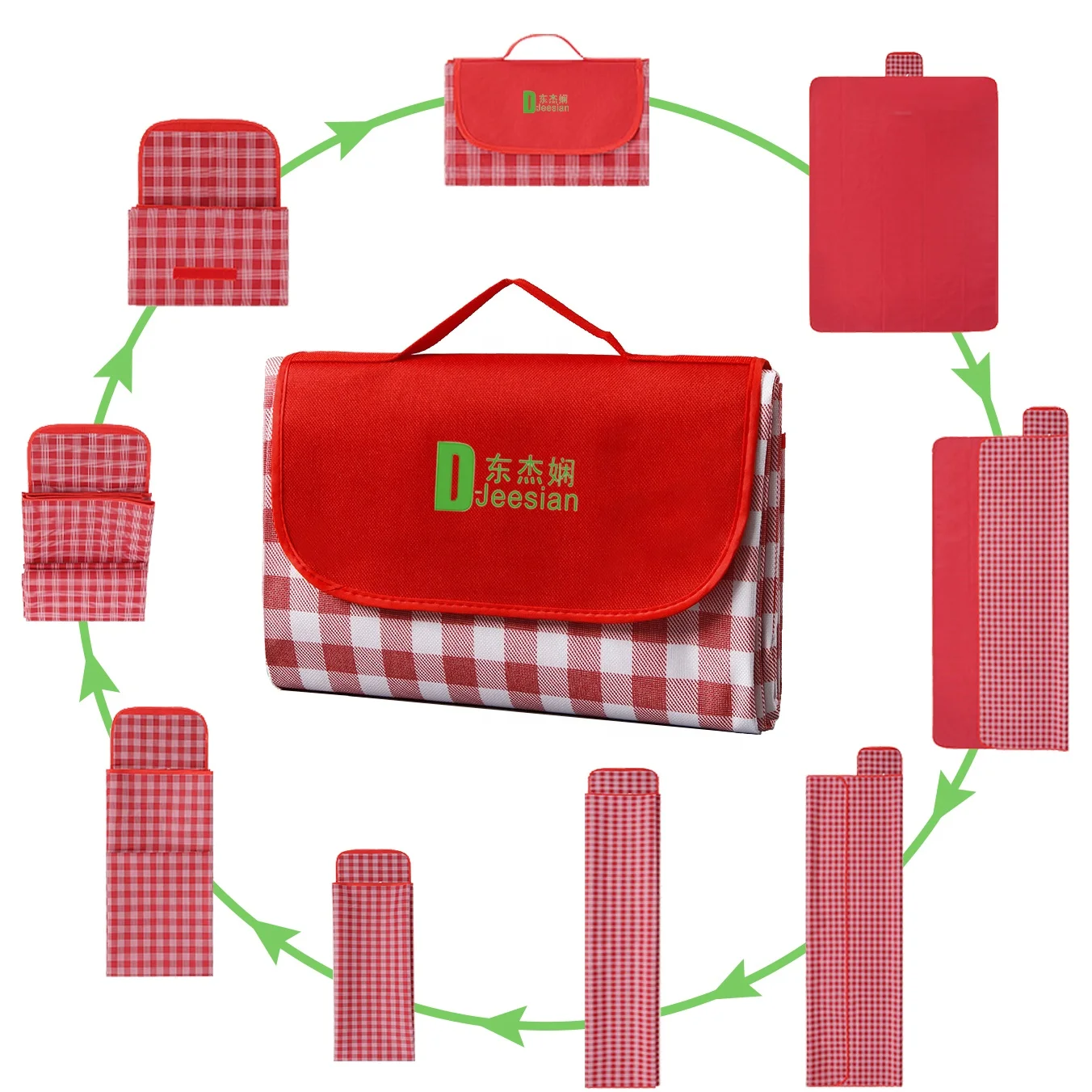 Custom Picnic Rug Waterproof Picnic Mat Family Outdoor Activities Camping Picnic Blanket