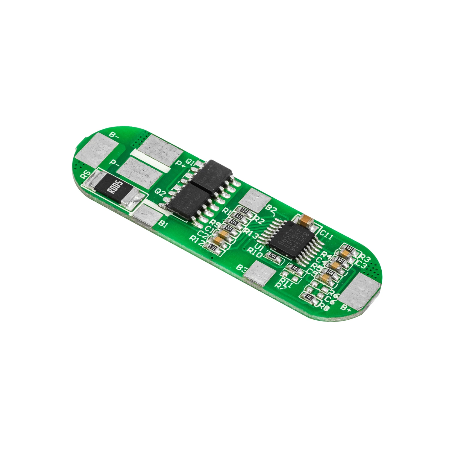Маленький контроллер солнечной зарядки pcb 18650 bms 4s / 3S 14 8 V/11 1 V