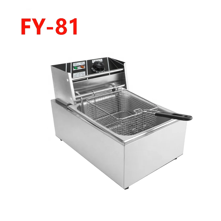 
6L industrial deep fryer kitchen equipment FY-81 fryer 