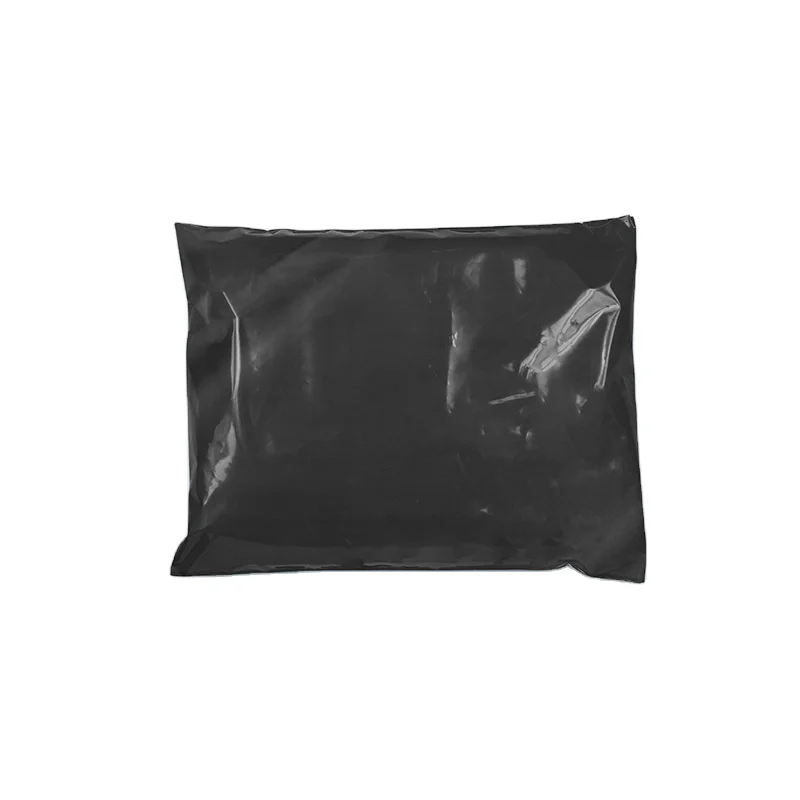Экономичная Экологически чистая полиэтиленовая почтовая сумка, износостойкая сумка для хранения конвертов, черная почтовая сумка