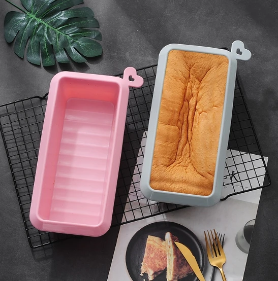 Silicone Loaf Pan rectangular Silicone Mold Baking Tools Candy Toast Mould for Homemade Bread Making for Soap Fudge Meatloaf