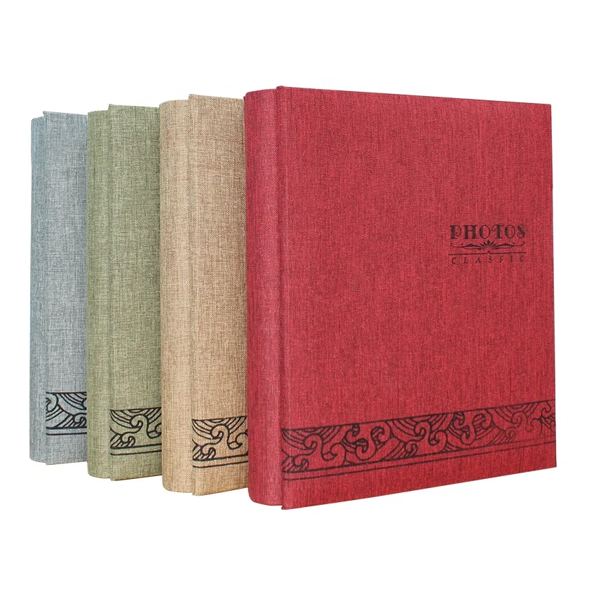 Guanmei 4R 4x6 PP pocket sheet Photo Album holding 160 photos Wholesale fabric cover wedding photo albums