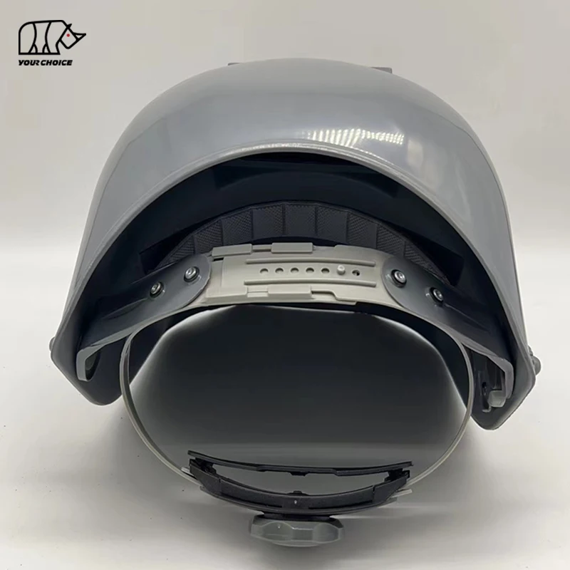 INWELT Industrial Cheap Flip Front Lens PP Material Safety Welding Hood Pipeline Welding Face Shield Helmet