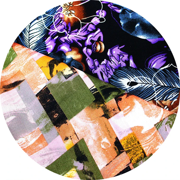 Современный дизайн, 100 вискоза, поплин, ткань, дешево, пользовательский принт для женского платья