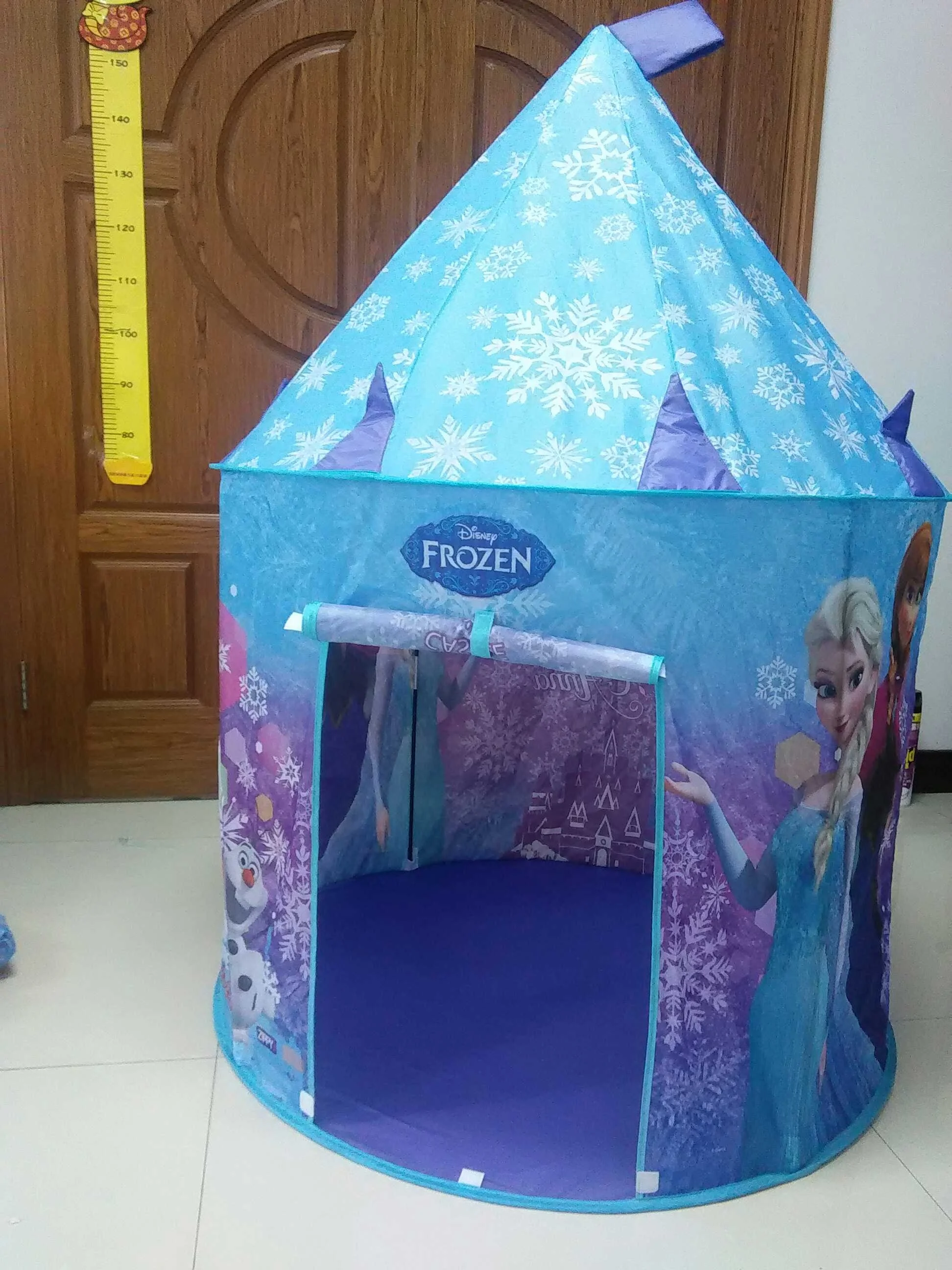 Indoor & Outdoor Kids Lovely Teepee Tent for Birthday Party Present Play Children Princess Castle Pink