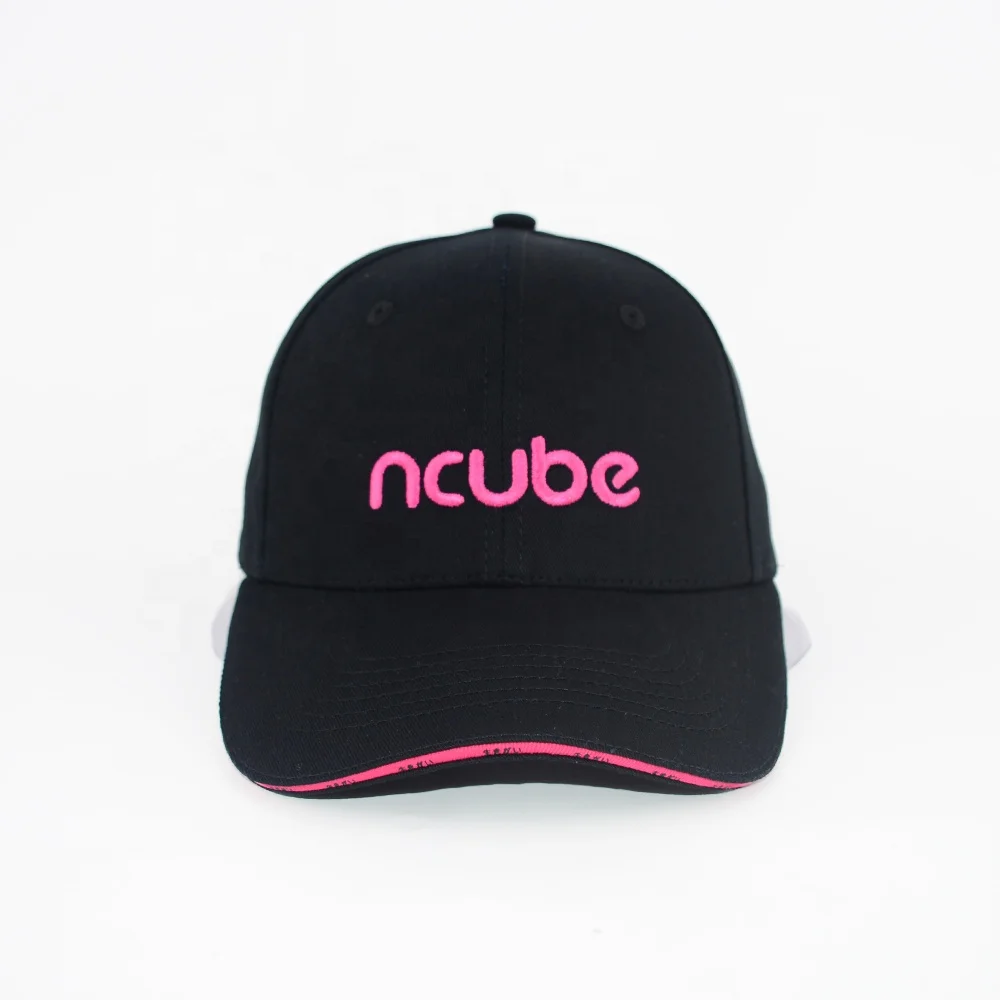 OEM Fashion Promotional Customized 6 Panel Fitted Hat Sports Baseball Caps Hats for Men Women with Custom 3D Embroidery Logo