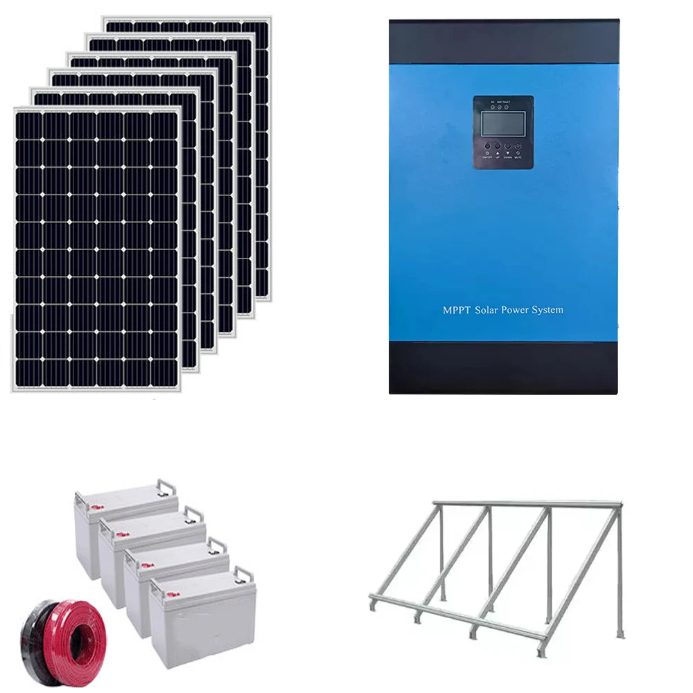 Wholesale Solar Power System Kit 5kw Full Complete Set Solar Energy System For Home